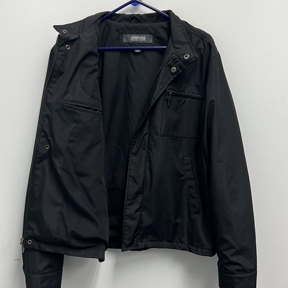 KENNETH COLE REACTION black zip up - Picture 5 of 5